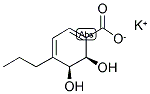 (2R,3S)-1-CARBOXY-4-PROPYL-2,3-DIHYDROXYCYCLOHEXA-4,6-DIENE POTASSIUM SALT Struktur