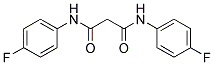 N,N'-BIS-(4-FLUORO-PHENYL)-MALONAMIDE Struktur