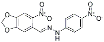 6-NITROPIPERONAL-P-NITROPHENYL HYDRAZINE Struktur