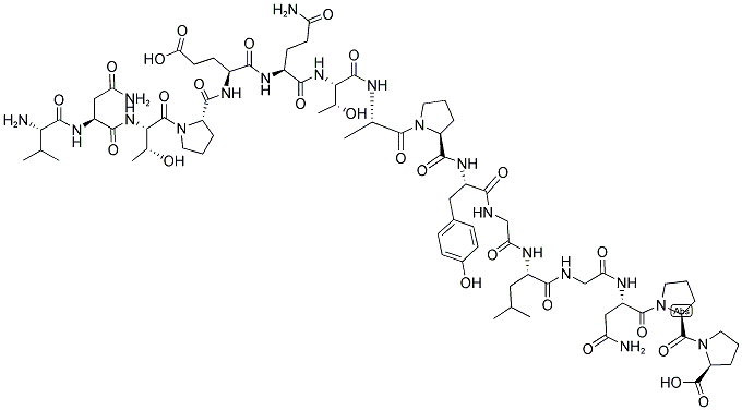 BIG ENDOTHELIN-2 (22-37), HUMAN Struktur