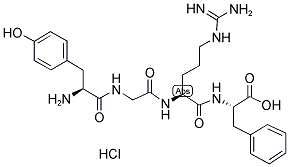 H-TYR-GLY-ARG-PHE-OH HCL Struktur