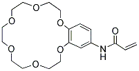 4-ACRYLOYLAMIDOBENZO-18-CROWN-6 Struktur