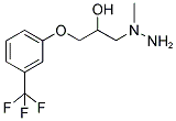 1-(1-METHYLHYDRAZINO)-3-[3-(TRIFLUOROMETHYL)PHENOXY]PROPAN-2-OL Struktur