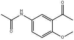 N-(3-ACETYL-4-METHOXYPHENYL)ETHANAMIDE Struktur