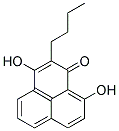 2-BUTYL-3,9-DIHYDROXY-1H-PHENALEN-1-ONE Struktur