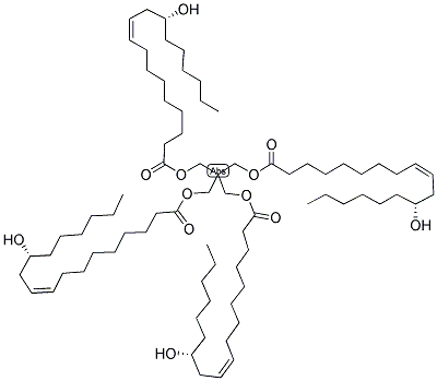 PENTAERYTHRITOL TETRARICINOLEATE Structure