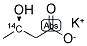 HYDROXYBUTYRIC ACID POTASSIUM SALT, D(-)-BETA-[3-14C] Struktur