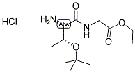 H-THR(TBU)-GLY-OET HCL Struktur