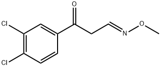 3-(3,4-DICHLOROPHENYL)-3-OXOPROPANAL O-METHYLOXIME Struktur