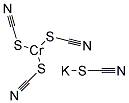 CHROMIUM (IC) POTASSIUM THIOCYANATE Struktur