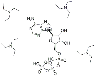 ADENOSINE 5'-TRIPHOSPHATE, [GAMMA-32P] TETRA-TRIETHYLAMMONIUM SALT Struktur