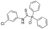 N-(3-CHLOROPHENYL)OXO(DIPHENYL)PHOSPHORANECARBOTHIOAMIDE Struktur