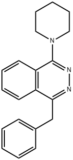 1-BENZYL-4-PIPERIDINOPHTHALAZINE Struktur