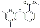 METHYL 2-[(4,6-DIMETHYLPYRIMIDIN-2-YL)OXY]BENZOATE Struktur