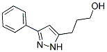 3-(3-PHENYL-1H-PYRAZOL-5-YL)PROPAN-1-OL Struktur