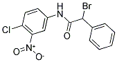 N1-(4-CHLORO-3-NITROPHENYL)-2-BROMO-2-PHENYLACETAMIDE Struktur