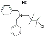 N1,N1-DIBENZYL-3-CHLORO-2,2,3-TRIMETHYLBUTAN-1-AMINE HYDROCHLORIDE Struktur