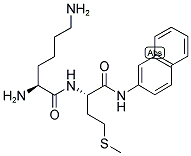 H-LYS-MET-BETANA Struktur