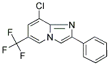 8-CHLORO-2-PHENYL-6-(TRIFLUOROMETHYL)IMIDAZO[1,2-A]PYRIDINE Struktur