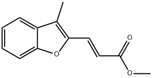 METHYL 3-(3-METHYL-1-BENZOFURAN-2-YL)ACRYLATE Struktur