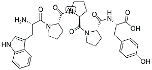 H-TRP-PRO-PRO-PRO-TYR-OH Struktur