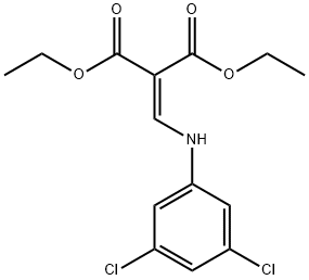 DIETHYL 2-[(3,5-DICHLOROANILINO)METHYLENE]MALONATE Struktur