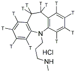 DESMETHYLIMIPRAMINE HCL, [BENZENE RING-10,11-3H]- Struktur