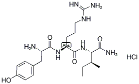 H-TYR-ARG-ILE-NH2 HCL Struktur