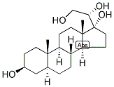 5ALPHA-PREGNAN-3BETA,17ALPHA,20ALPHA,21-TETROL Struktur