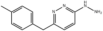 3-HYDRAZINO-6-(4-METHYLBENZYL)PYRIDAZINE Struktur