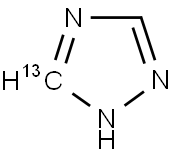 1,2,4 TRIAZOLE [5-14C] Struktur