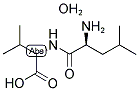 H-LEU-VAL-OH H2O Struktur