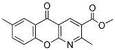 METHYL 2,7-DIMETHYL-5-OXO-5H-CHROMENO[2,3-B]PYRIDINE-3-CARBOXYLATE Struktur