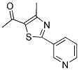 1-(5-METHYL-3-(3-PYRIDYL)-2,4-THIAZOLYL)ETHAN-1-ONE Struktur