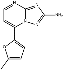 7-(5-METHYL-2-FURYL)[1,2,4]TRIAZOLO[1,5-A]PYRIMIDIN-2-AMINE Struktur