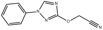 2-[(1-PHENYL-1H-1,2,4-TRIAZOL-3-YL)OXY]ACETONITRILE Struktur