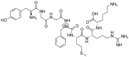 MET-ENKEPHALIN-ARG-LYS Struktur