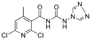 N-[(2,6-DICHLORO-4-METHYL-3-PYRIDYL)CARBONYL]-N'-(4H-1,2,4-TRIAZOL-4-YL)UREA Struktur