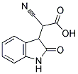 CYANO-(2-OXO-2,3-DIHYDRO-1H-INDOL-3-YL)-ACETIC ACID Struktur