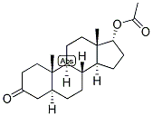 5-ALPHA-ANDROSTAN-17-ALPHA-OL-3-ONE ACETATE Struktur