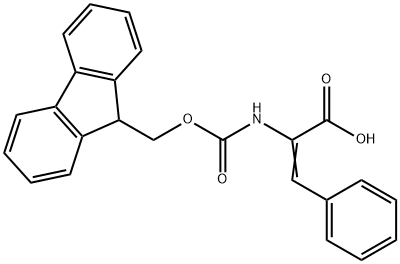 FMOC-2,3-DEHYDRO-PHE-OH Struktur