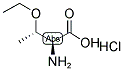 (2S,3S)-2-AMINO-3-ETHOXYBUTANOIC ACID HYDROCHLORIDE Struktur