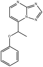 7-(1-PHENOXYETHYL)[1,2,4]TRIAZOLO[1,5-A]PYRIMIDINE Struktur