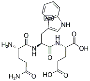 H-GLN-TRP-GLU-OH Struktur