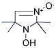 1-HYDROXY-2,2,5,5-TETRAMETHYL-3-IMIDAZOLINE-3-OXIDE Struktur