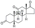 5-BETA-ANDROSTAN-3,11,17-TRIONE Struktur