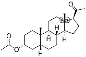 5-BETA-PREGNAN-3-ALPHA-OL-20-ONE ACETATE Struktur