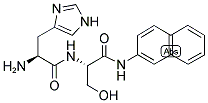 H-HIS-SER-BETA-NA Struktur