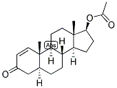 1,(5-ALPHA)-ANDROSTEN-17-BETA-OL-3-ONE ACETATE Struktur