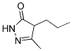 3-METHYL-4-PROPYL-4,5-DIHYDRO-1H-PYRAZOL-5-ONE Struktur